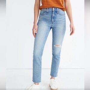 Madewell Perfect Vintage Crop Jean, Light Blue